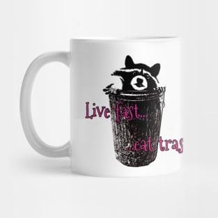 Live Fast Eat Trash Mug